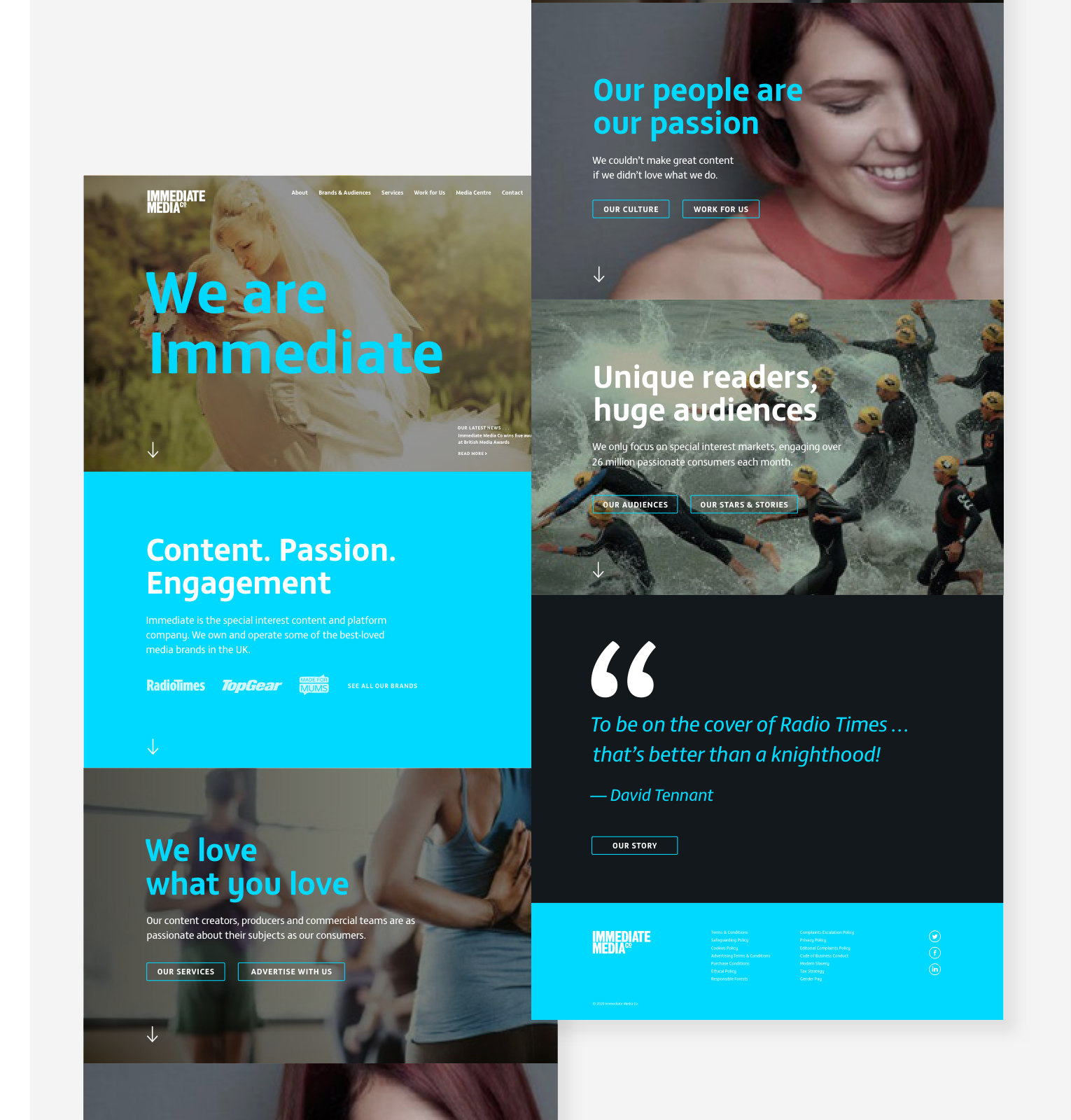Immediate Media — Brand & corporate website