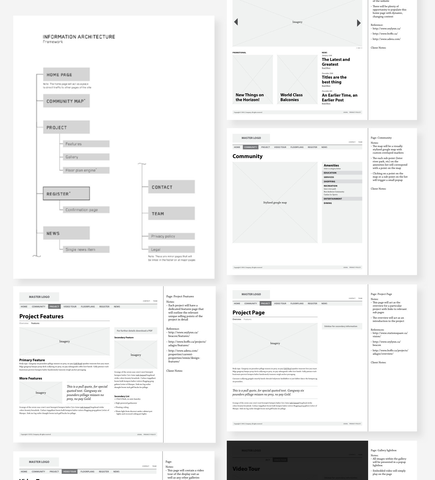 Framework — Brand & wireframes